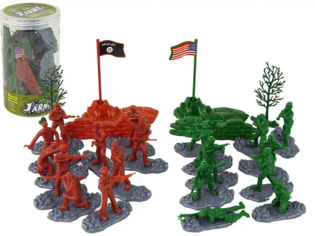 Zestaw militarny 48el - Leantoys