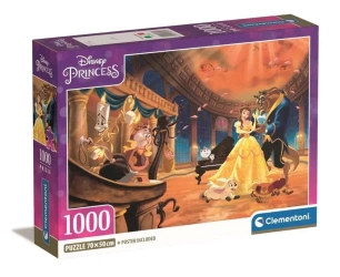 Puzzle 1000 Compact Disney Princess - Clementoni