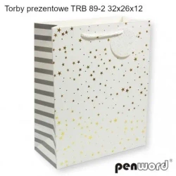 Torebka prezentowa 32x26x12cm MIX - Penword