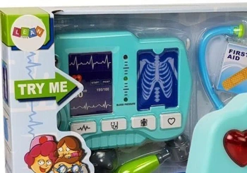 Zestaw lekarski z aparaturą - Leantoys