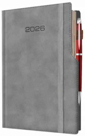 Kalendarz 2026 A5 dzienny biznes planer pastelowy - Evena