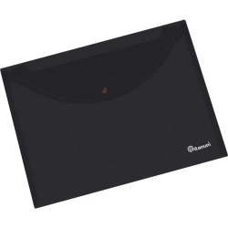 Teczka kopertowa PP A4 czarna transparentna - Titanum