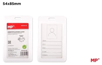 Karta identyfikacyjna pionowa biała (12szt) - MP Main Paper