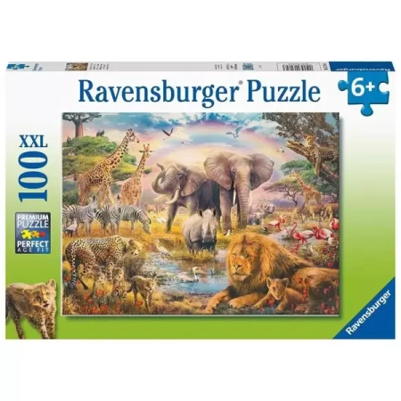 Puzzle XXL 100 Dzikie zwierzęta - Ravensburger