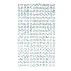 Kryształki samoprzylepne opalescent 6mm 260szt - Dalprint dpCraft