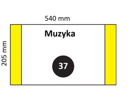 Okładka na podr do muzyki krótka NR 37 (20szt) - Fol-Plast