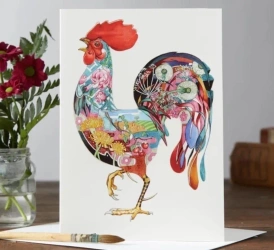 Karnet A011 B6 + koperta Kogut Wielkanoc - DM Collection