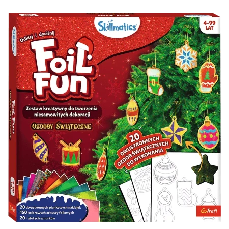 Skillmatics, Foil Fun. Ozdoby świąteczne. Zestaw kreatywny