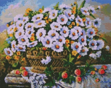 Diamentowa mozaika - Martwa natura 40x50cm - Ideyka