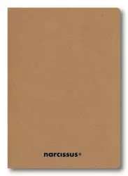 Zeszyt A5/56K kratka Eco Kraft (6szt) NARCISSUS