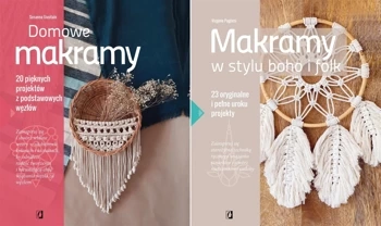 Domowe makramy 20 projektów + Makramy w stylu boho i folk - Susanna Uusitalo