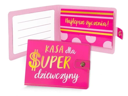 Portfelik Kasa dla super dziewczyny - Kukartka