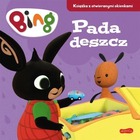 Bing. Pada deszcz. Książka z otwieranymi okienkami - praca zbiorowa