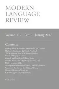 Modern Language Review (112 - Connon D. F.