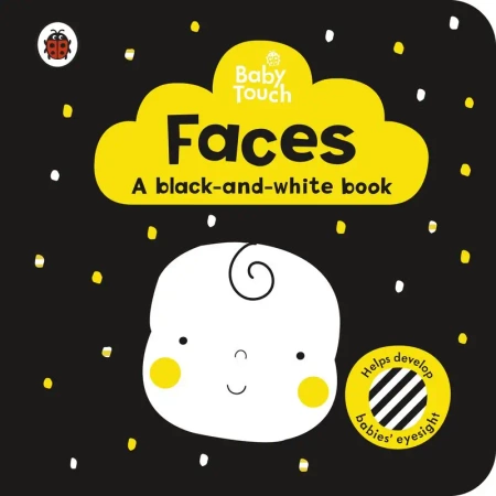 Baby Touch. Faces: a black-and white-book wer. angielska - Opracowanie zbiorowe