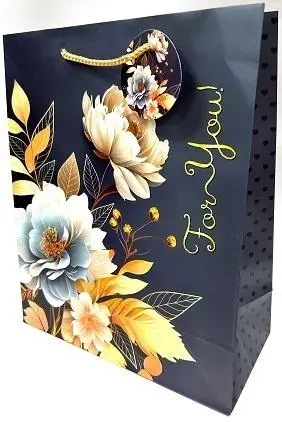 Torebka ozdobna matowa 26x32x12cm dla Ciebie - Fresh