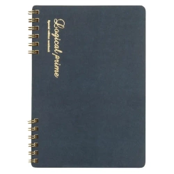 Notatnik A5 linia Logical Prime B 6mm niebieski - Praca zbiorowa