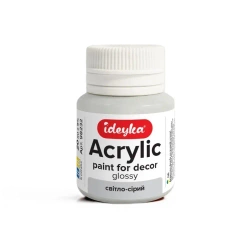 Farba akrylowa jasnoszara 20ml - Ideyka