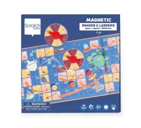Gra magnetyczna Drabina ze spinnerem Kosmos - Scratch