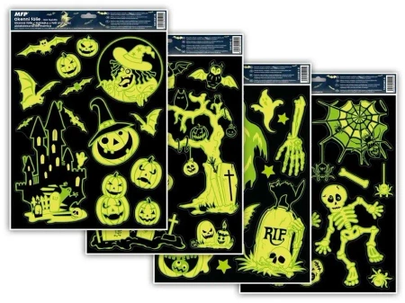 Naklejka Halloween fluorescencyjna 30x42cm - MFP