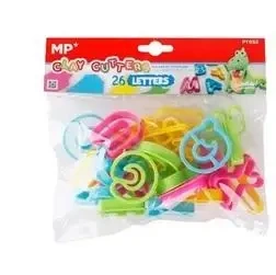 Foremki do plasteliny alfabet 26szt - MP Main Paper