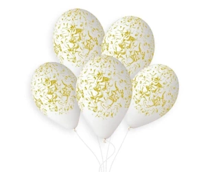 Balony Premium Hel Marble 33cm 5szt - Godan