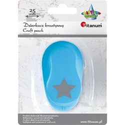 Dziurkacz z motywem 25mm gwiazda - Titanum