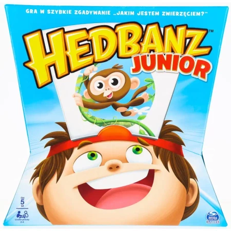 Hedbanz Junior. Kim jestem? Gra towarzyska 6060916 - Spin Master