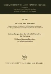 Untersuchungen über das Schnellkühlverfahren bei Steinzeug - Dietzel Adolf