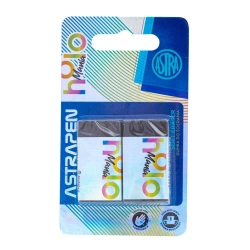 Gumka czarna Astrapen 2szt ASTRA - ASTRA papiernicze