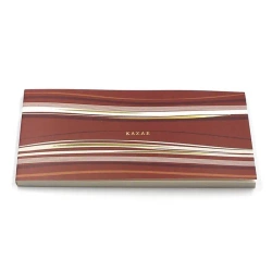 Notatnik z karteczkami linia Kaza-e 8mm czerwony - Nakabayashi