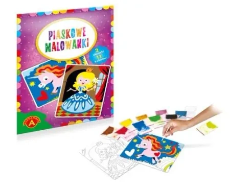 Piaskowe malowanki - Księżniczka i Jednorożec ALEX - Alexander