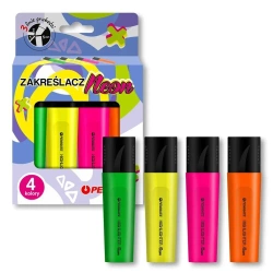 Zakreślacz neonowy 4 kolory - Penmate