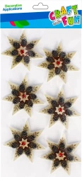 Naklejki BoŻe Narodzenie 3d Stroik Craft with Fun 501768