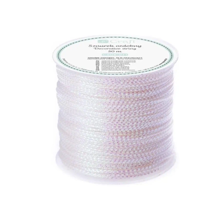 Sznurek ozdobny opalizujący 50m - Dalprint dpCraft