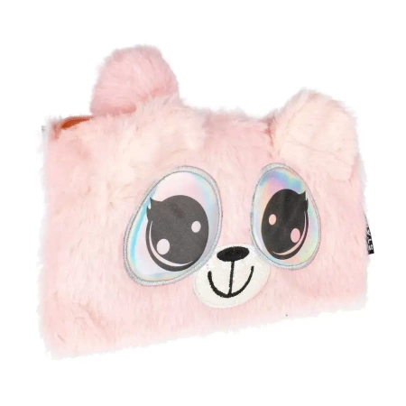 Piórnik Pluszowy Big Eyes Pink Starpak 472164
