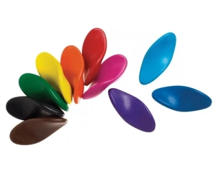 Kredki ergonomiczne Świderki 10 kolorów - Kolorowe Baloniki