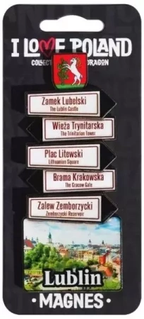 Magnes I love Poland Lublin ILP-MAG-C-LUB-13 - Pan Dragon