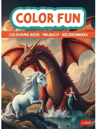 Świat fantasy. Kolorowanka. Malbuch.Colouring book - Praca zbiorowa