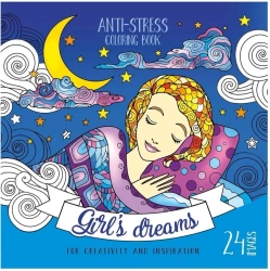 Kolorowanka antystresowa 200x200 12 Girl's dreams - Fresh