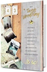 Karnet B6 Urodziny (wymienne cyfry) - Pan Dragon