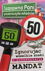 Karnet Urodziny 50 - YEKU