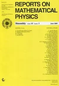 Reports on Mathematical Physics 79/3 2009