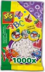 Koraliki do prasowanek - białe - SES NL