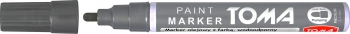 Marker olejowy wodoodporny okrągła końcówka Toma TO-440 szary