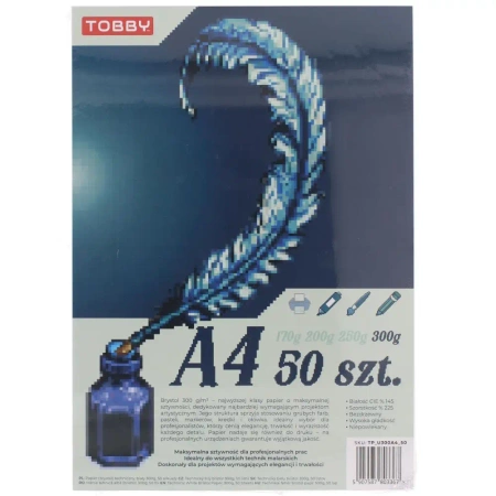 Brystol A4 300g 50 ark - Tobby