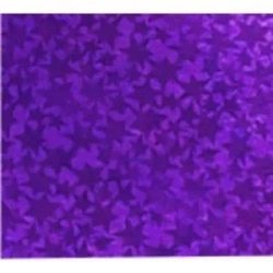 Karton holograficzny fioletowy gwiazdy 25x35cm ark - Galeria Hobby