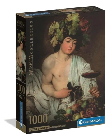 Puzzle 1000 Museum Caravaggio, Bacchus - Clementoni