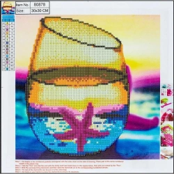 Diamentowa mozaika 5D - Starfish 30x30 80878 - Centrum