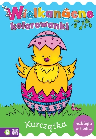 Wielkanocne kolorowanki. Kurczątka - Opracowanie zbiorowe